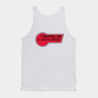 California HOV Red Tank Top